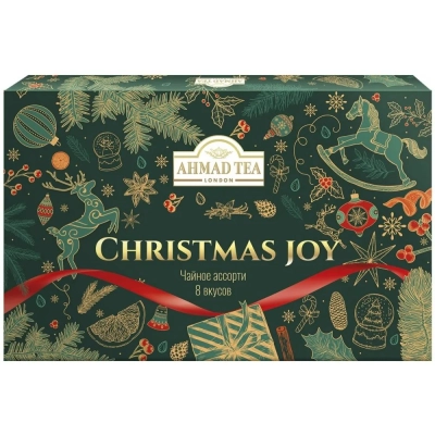 Ахмад Ассорти Радость торжества 40п 1*10 8 видов (073) Подарочный чайный набор