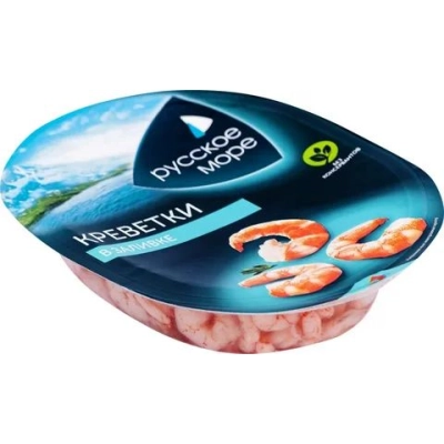 Мясо креветки в заливке 180гр в масле РМ 1*6