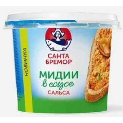 Паста из мяса мидий Сальса 150гр СБ 1*6