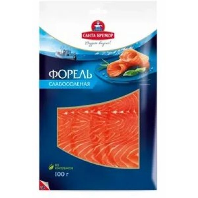 Форель с/с филе-ломтики 100гр СБ