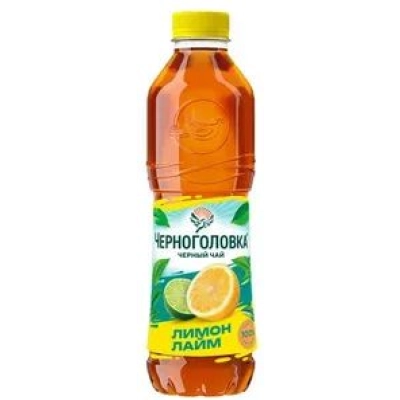 Чай Черноголовка 1л 1*6 Чёрный лимон-лайм