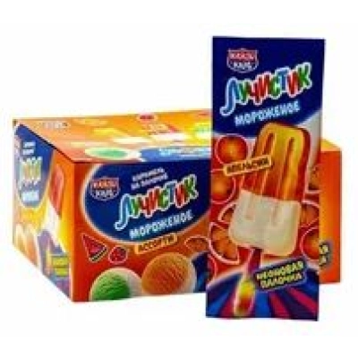 Лучистик Мороженое 10гр 1*30 на неоновой палочке