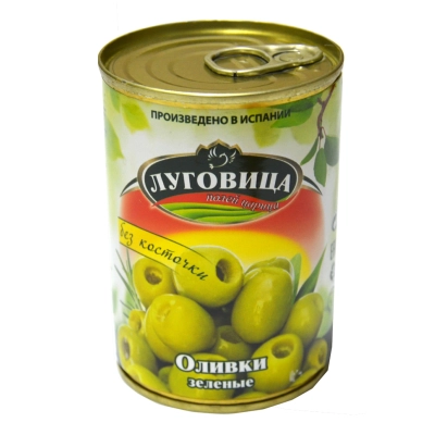 Оливки б/к Луговица 280гр 1*12