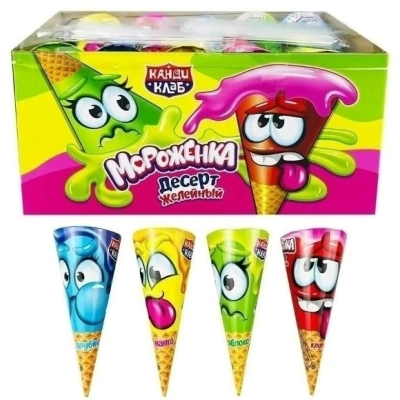 Желе Мороженка 45гр 1*30 десерт желейный