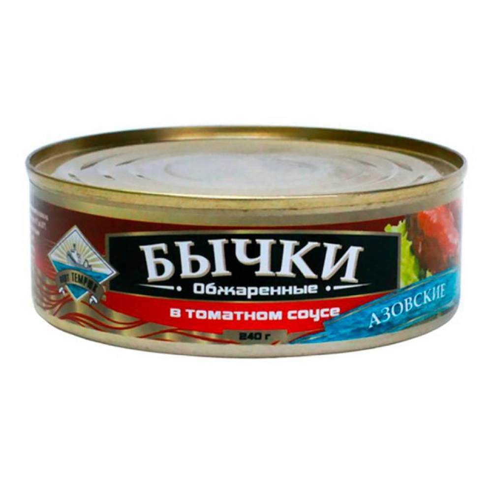 Бычки в т/с 240гр 1*24 Темрюк — Продопт96 Бычки в т/с 240гр 1*24 Темрюк