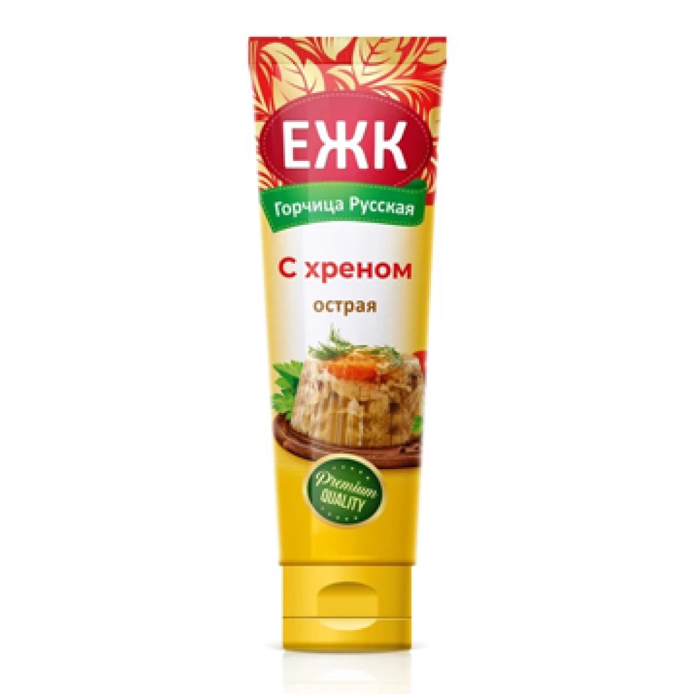 Горчица ЕЖК 130гр 1*20 Жгучая ядреная