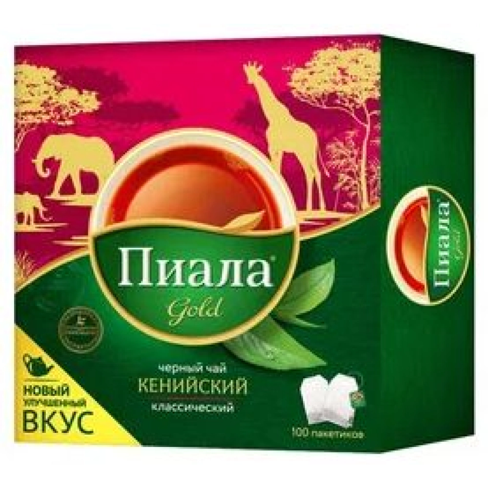 Пиала Gold Кенийский 100пак 1*24 (Саше) Чай пакетированный
