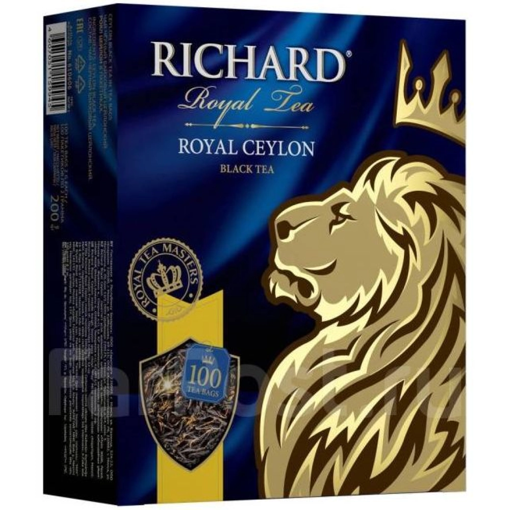 Ричард Royal 100пак 1*6 Ceylon (саше) Чай пакетированный