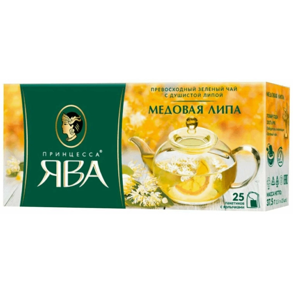 Ява 25пак 1*18 Медовая липа (1438) Чай пакетированный