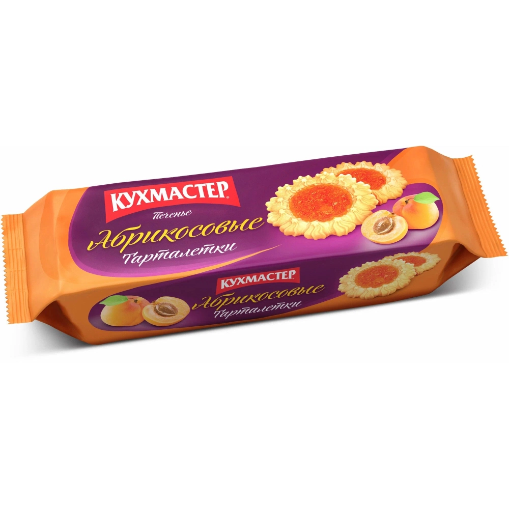 Кухмастер Тарталетки Абрикос 240гр 1*12