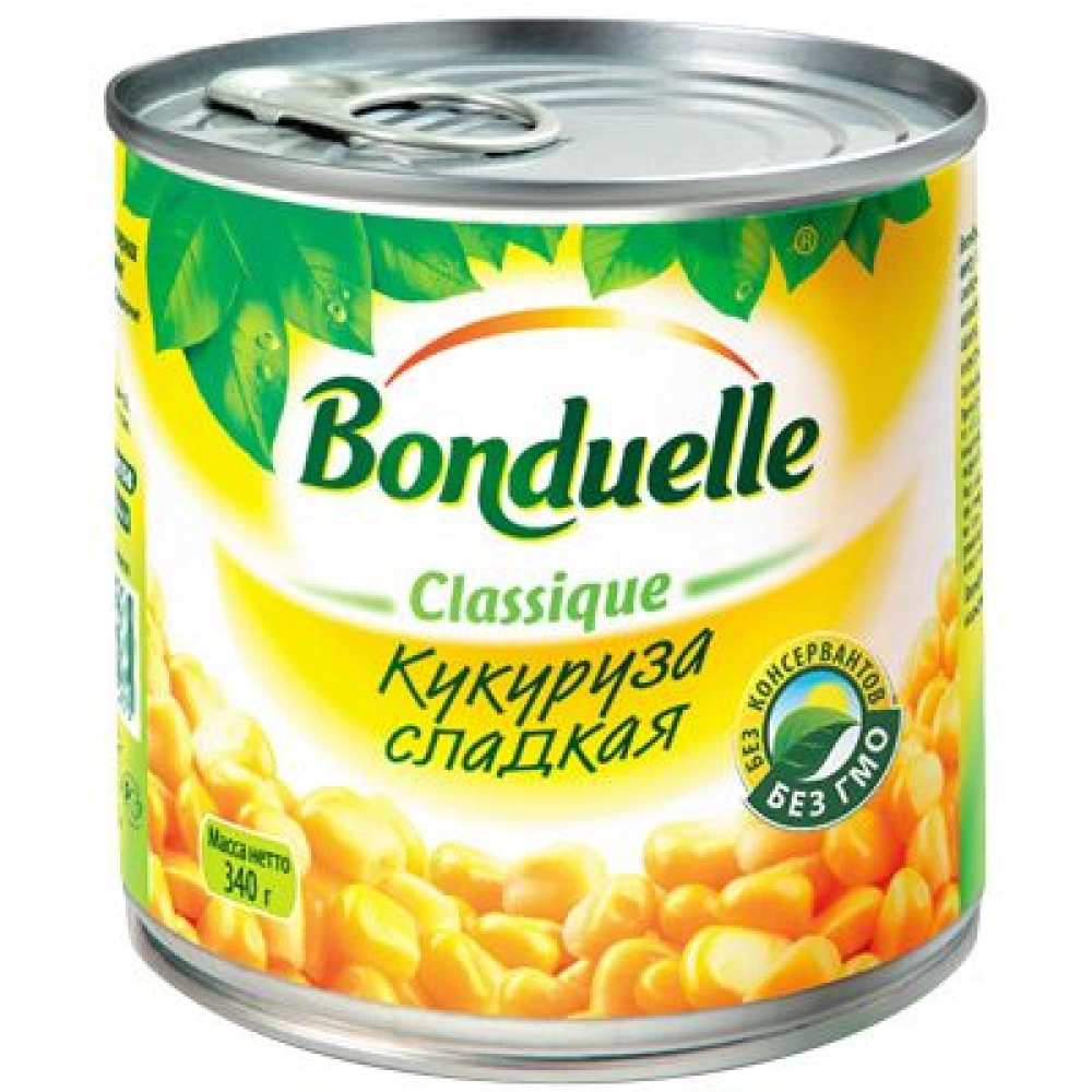 Кукуруза Bоnduelle 425 гр ключ 1*12 ж/б