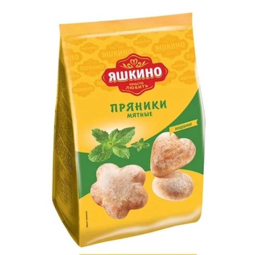 Пряники (ЯП902) Мятные 350гр 1*8 Яшкино