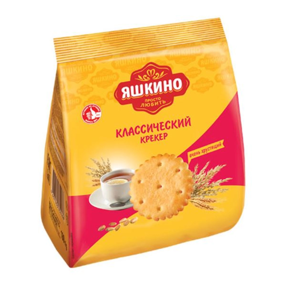 Яшкино крекер классический 180гр (КГ240) 1*16 — Продопт96 Яшкино крекер классический 180гр (КГ240) 1*16