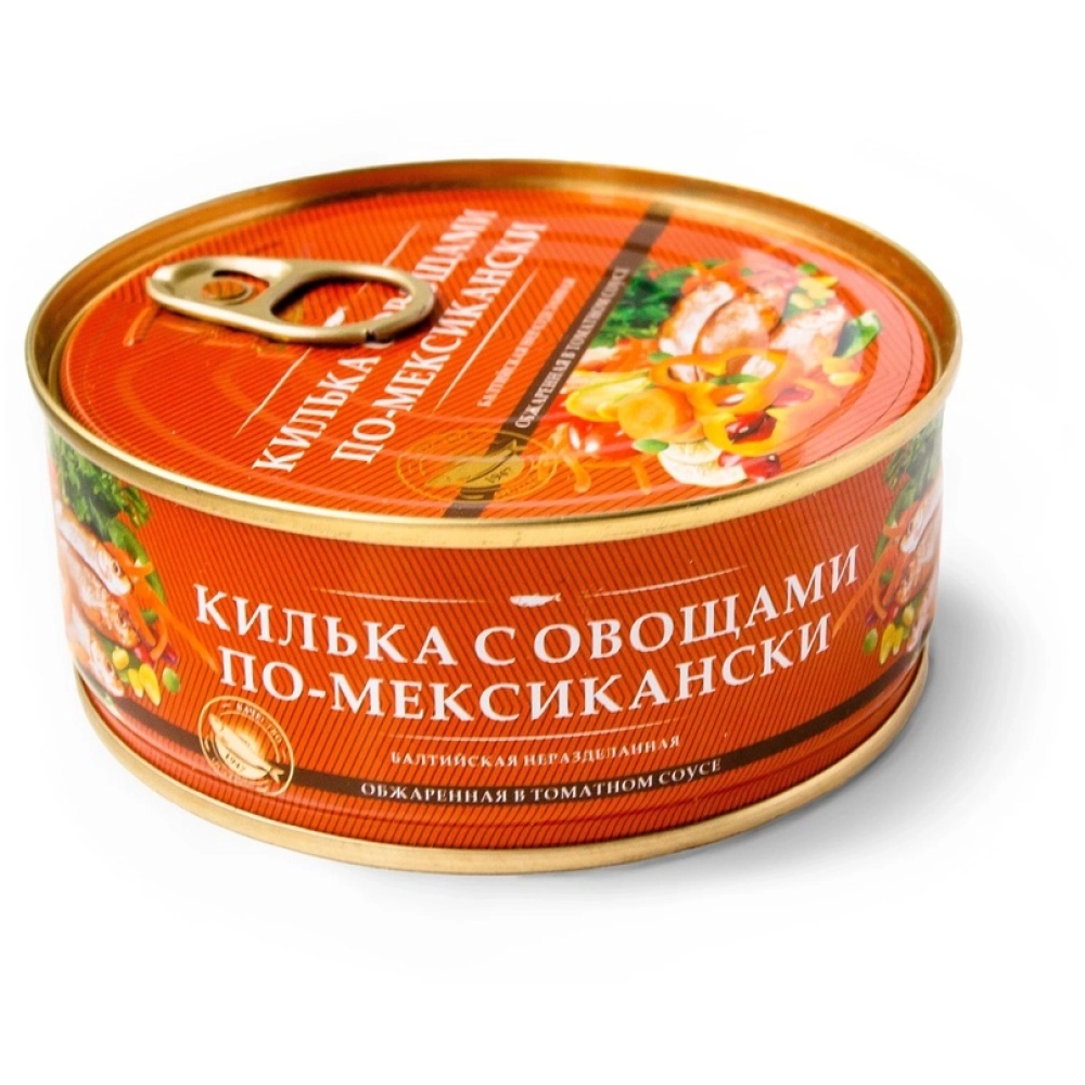 КИЛЬКА в т/c с овощ.по мексикански 240гр 1*18 За Родину