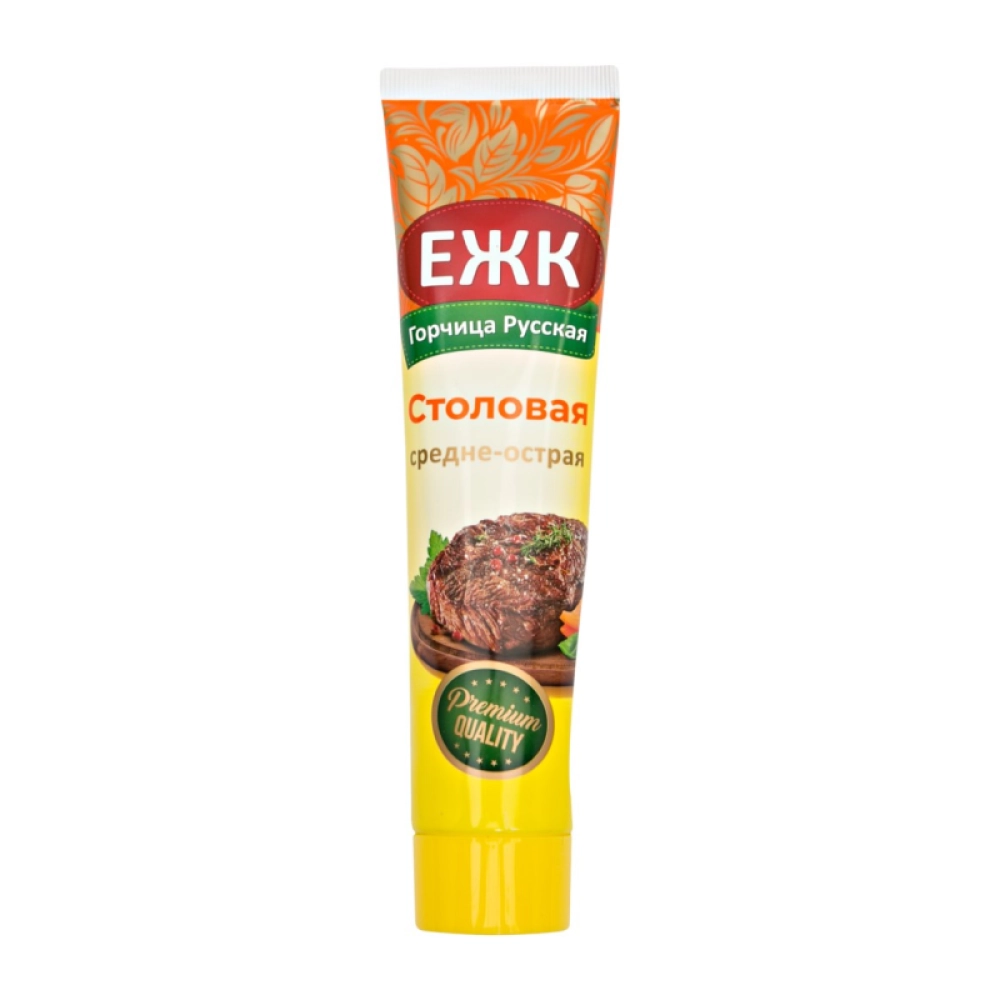 Горчица ЕЖК 130гр 1*20 Столовая средне-острая