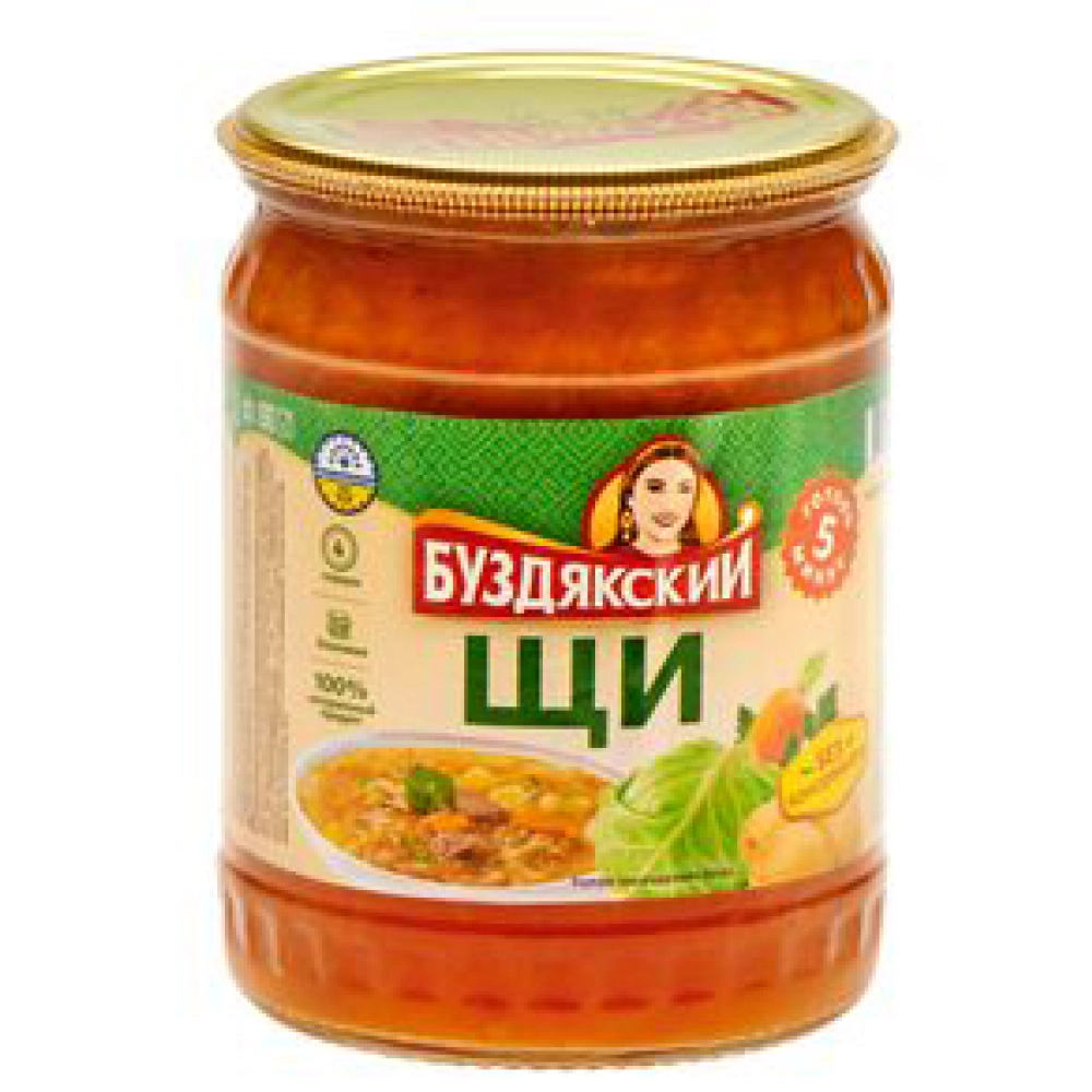 Суп Щи 500гр 1*8 БУЗДЯКСКИЙ ст/б