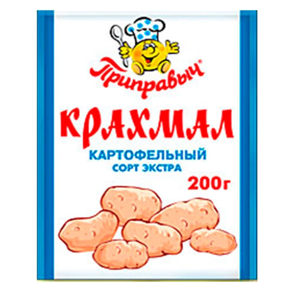 Крахмал картофельный 200гр 1*20 Приправыч