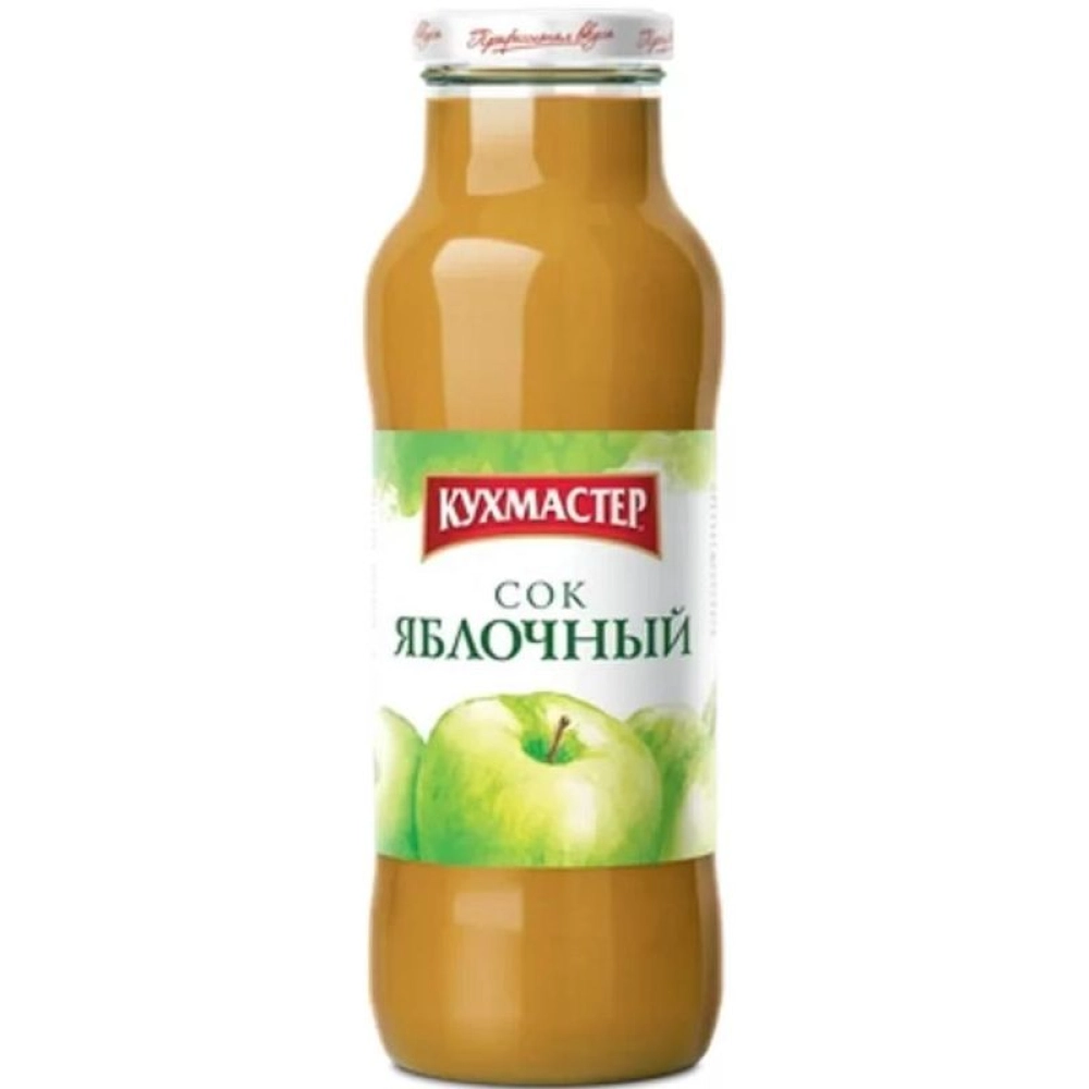 Сок кухмастер 0,68л 1*8 Яблочный с мяк. ст/б — Продопт96 Сок кухмастер 0,68л 1*8 Яблочный с мяк. ст/б