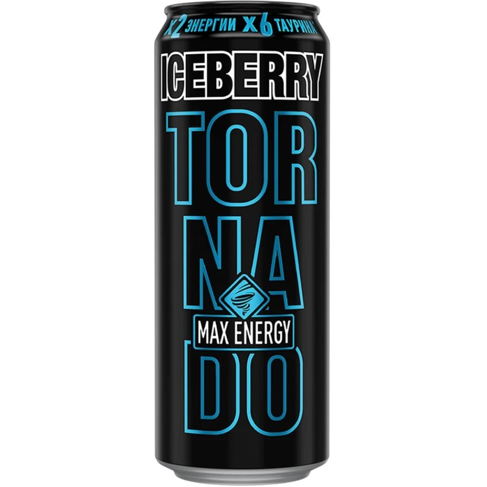 Торнадо ж/б 0,45 1*12 MAX BLACK ICEBERRY Энергетический напиток