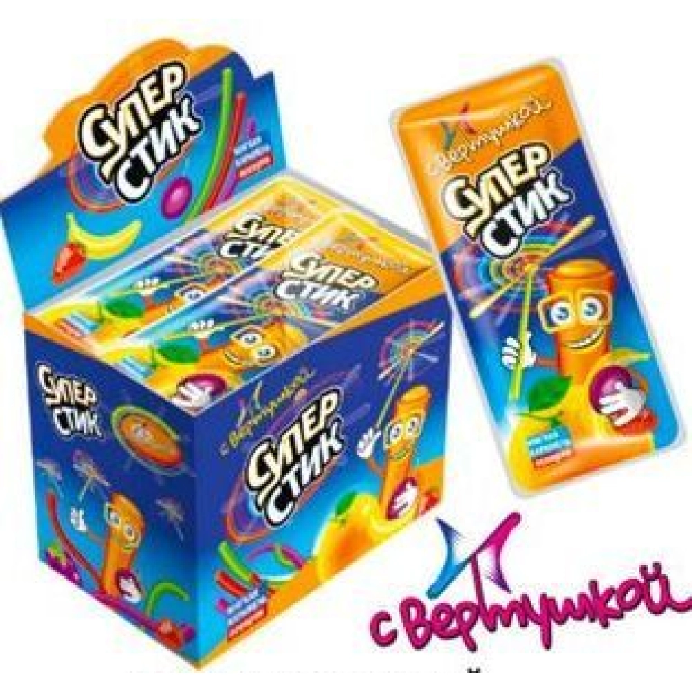 Супер стик 5гр 1*30 с вертушкой Мягкая карамель — Продопт96 Супер стик 5гр 1*30 с вертушкой Мягкая карамель