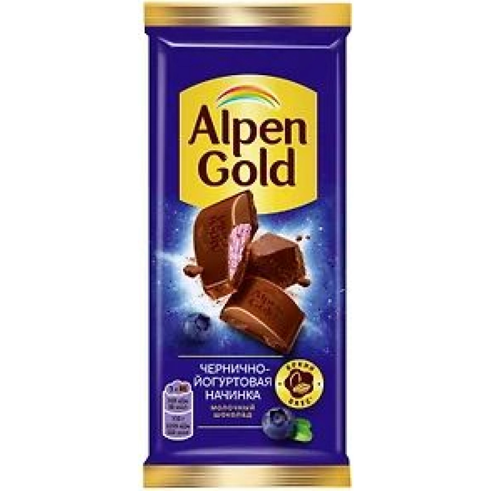 Альпен Голд 80гр 1*21 Черника-йогурт