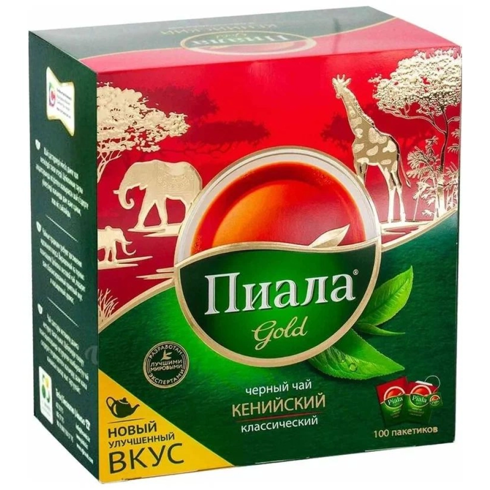 Пиала Gold Классический 100пак 1*24 (без саше) Чай пакетированный