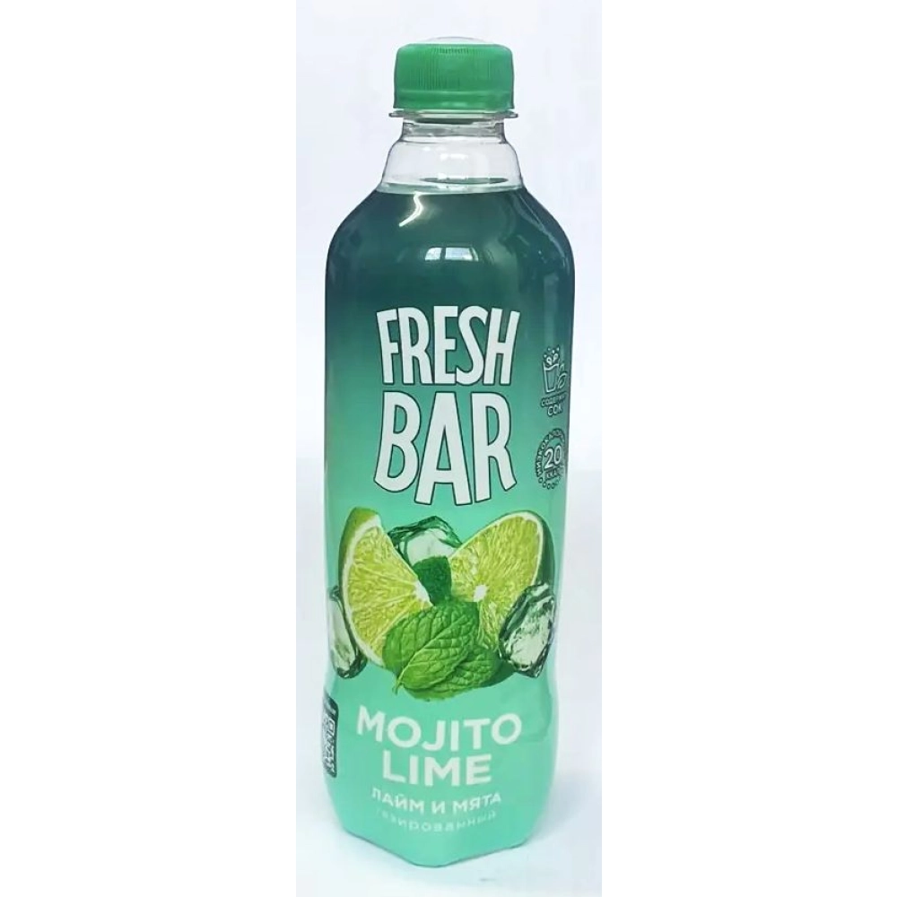 ФрешБар ПЭТ 0,48 1*12 Mojito Lime ЧЗ — Продопт96 ФрешБар ПЭТ 0,48 1*12 Mojito Lime ЧЗ