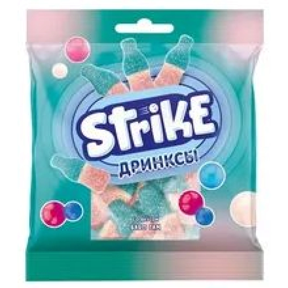 Яшкино Strike 70гр 1*50 (РВМ587) Дринксы мармелад